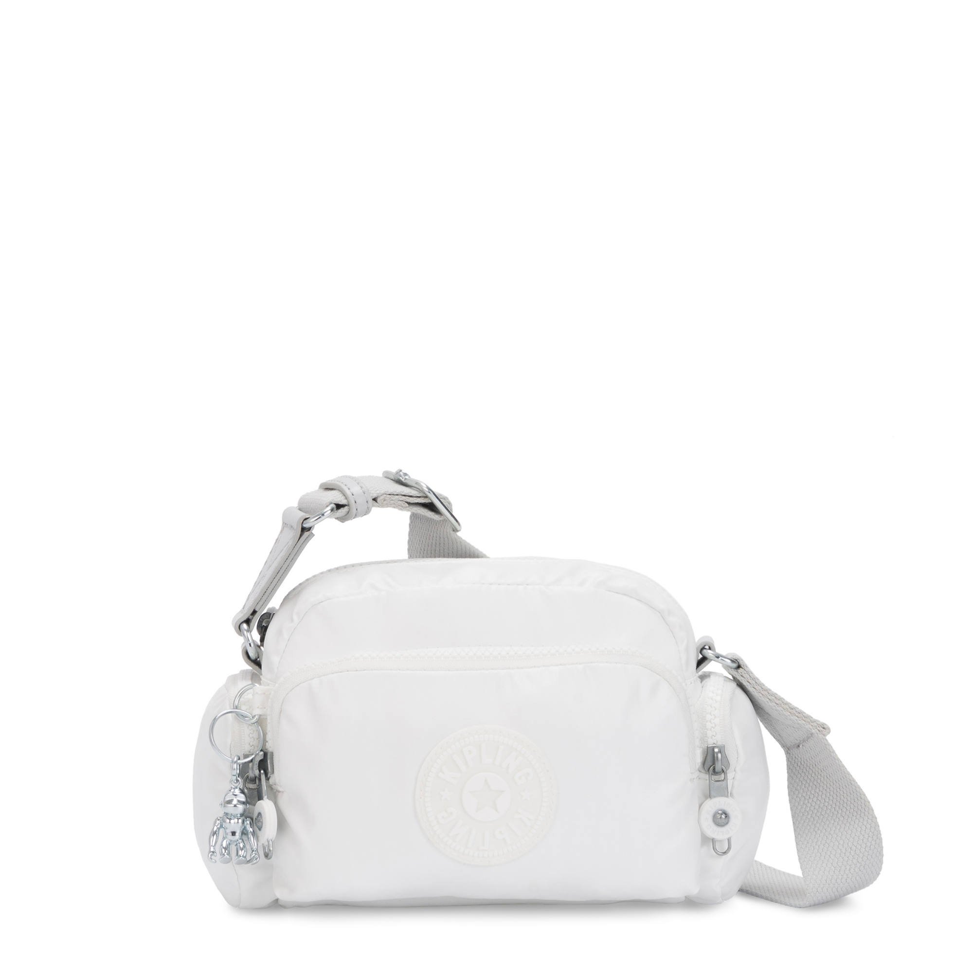 white kipling bag