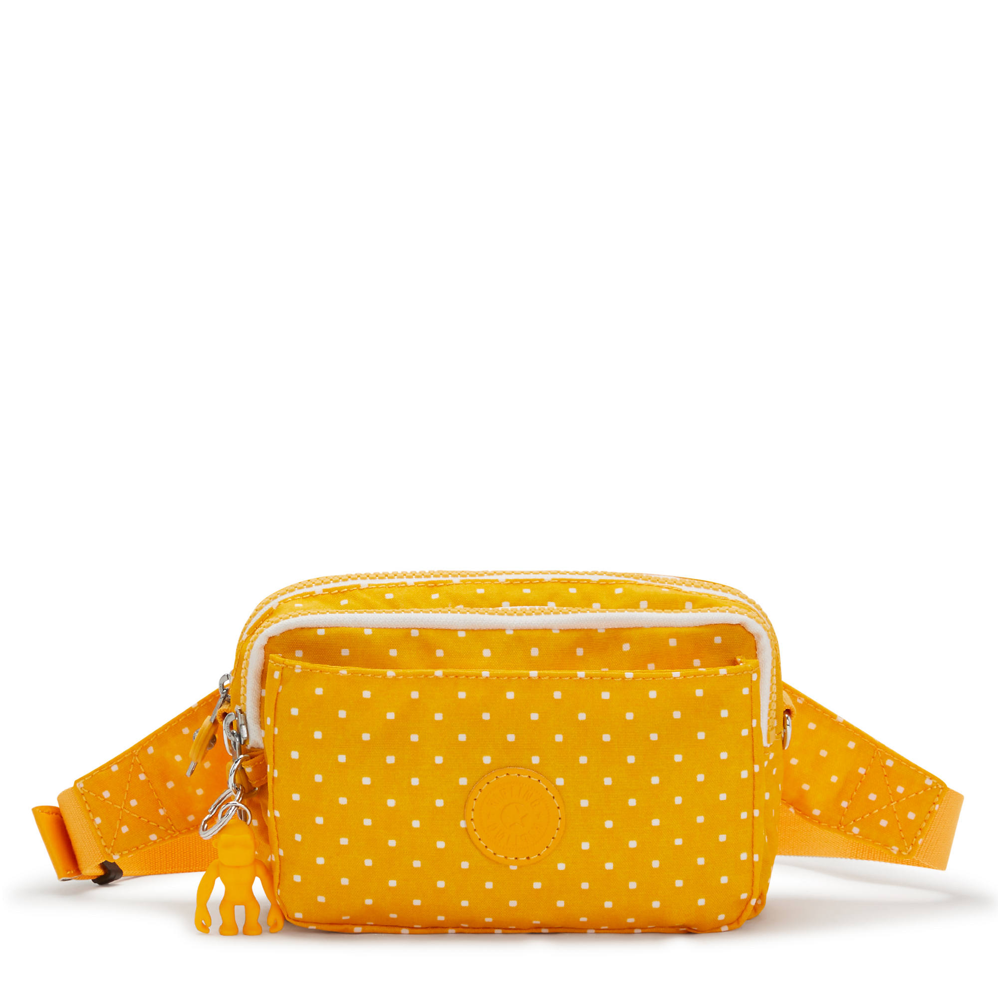 Abanu Multi Printed Convertible Crossbody Bag, Soft Dot Yellow, large-zoomed