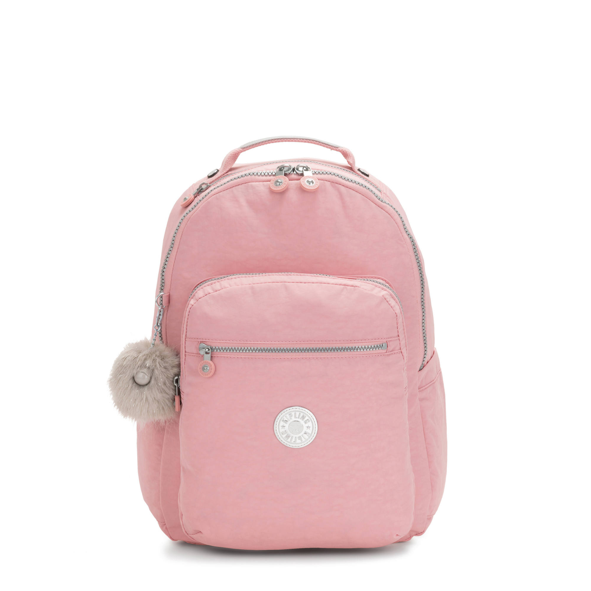 Kipling Seoul Large 15 Laptop Backpack Fiesta Pink–