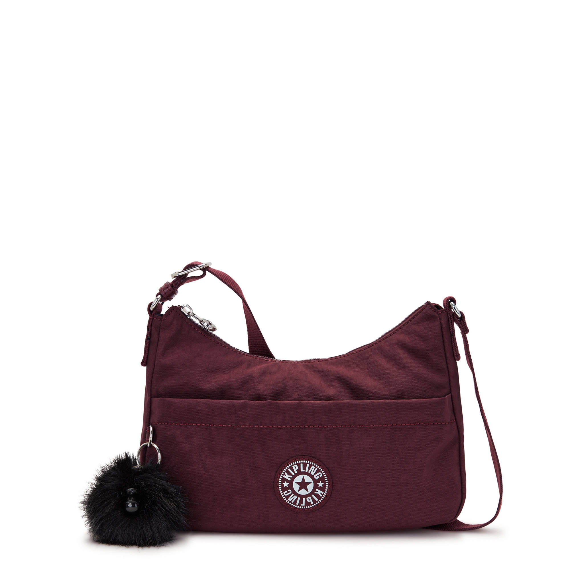 Kipling Bailey CrossBody Bag Shoulder Tote Purse Handbag Periwinkle Purple  | eBay