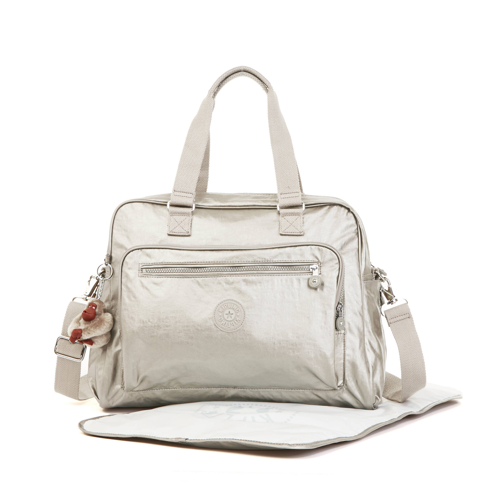 Kipling Alanna Metallic Diaper Bag | eBay