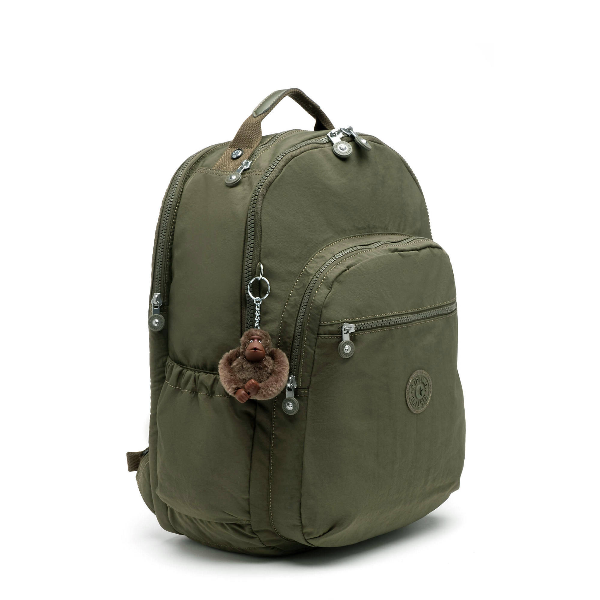 Kipling Seoul Go Extra Large Laptop Backpack Jaded Green Tonal | eBay