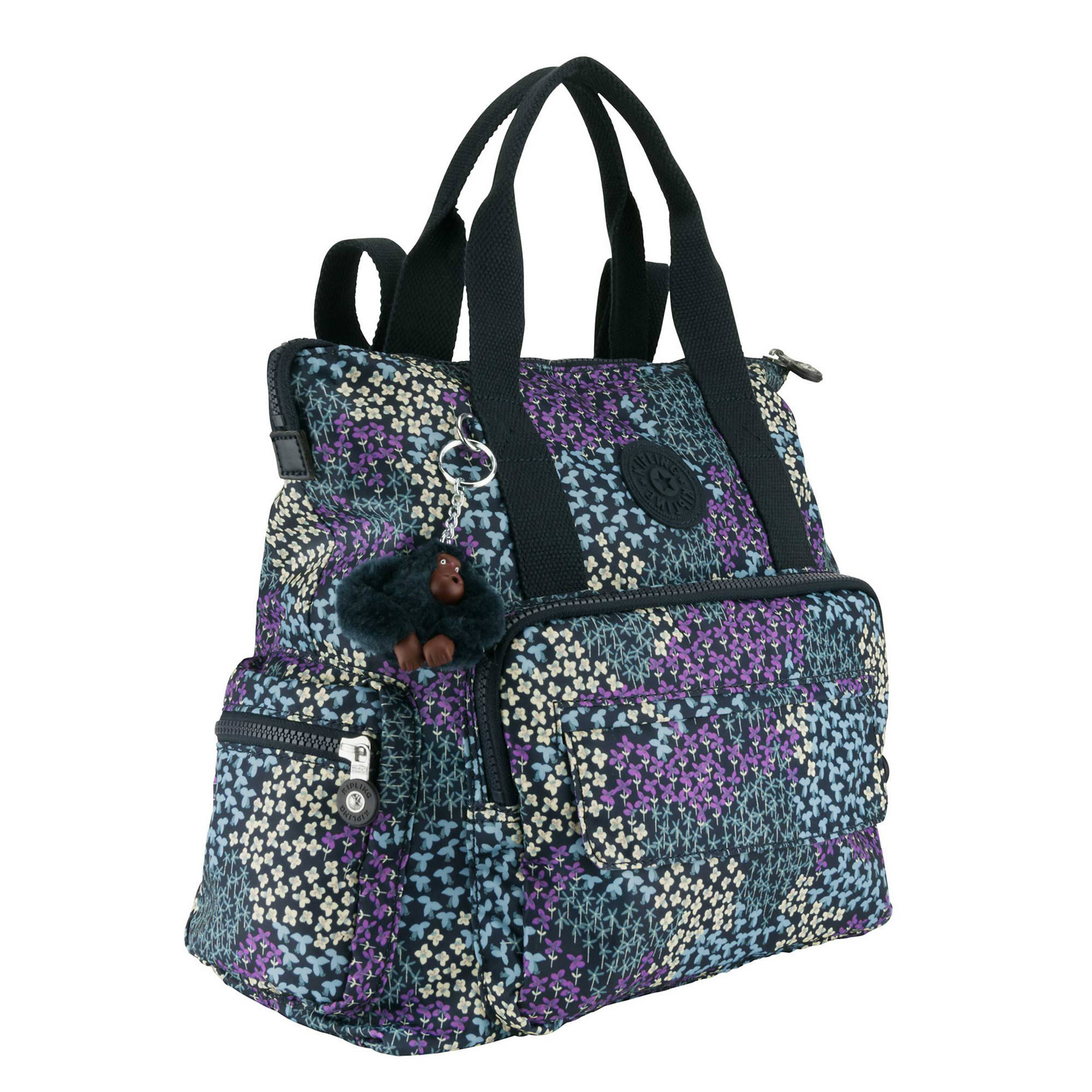 KIPLING ALVY PRINTED Convertible Backpack Tote - $69.99 | PicClick