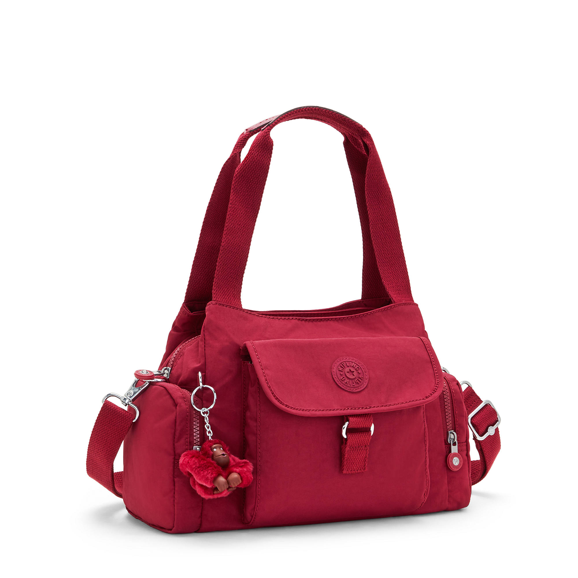 Kipling Felix Large Handbag Travel Multiple Compartments Dual Handles ...