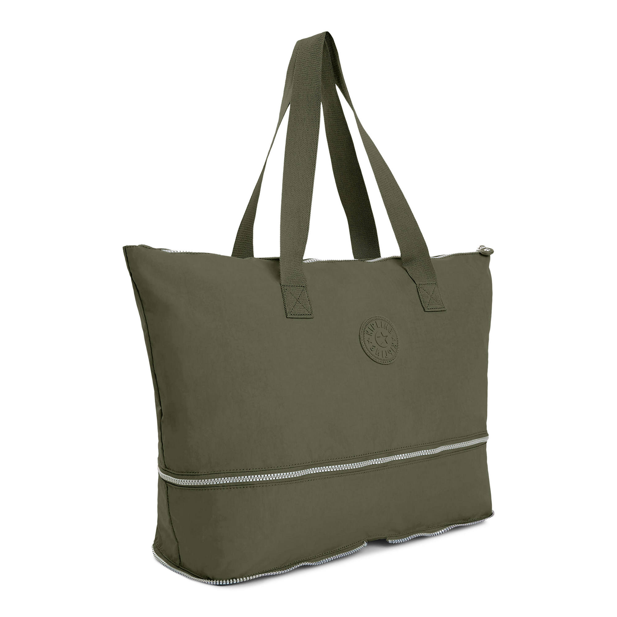 Imagine Foldable Tote Bag Kipling Imagine Foldable Tote Bag Jaded Green Large