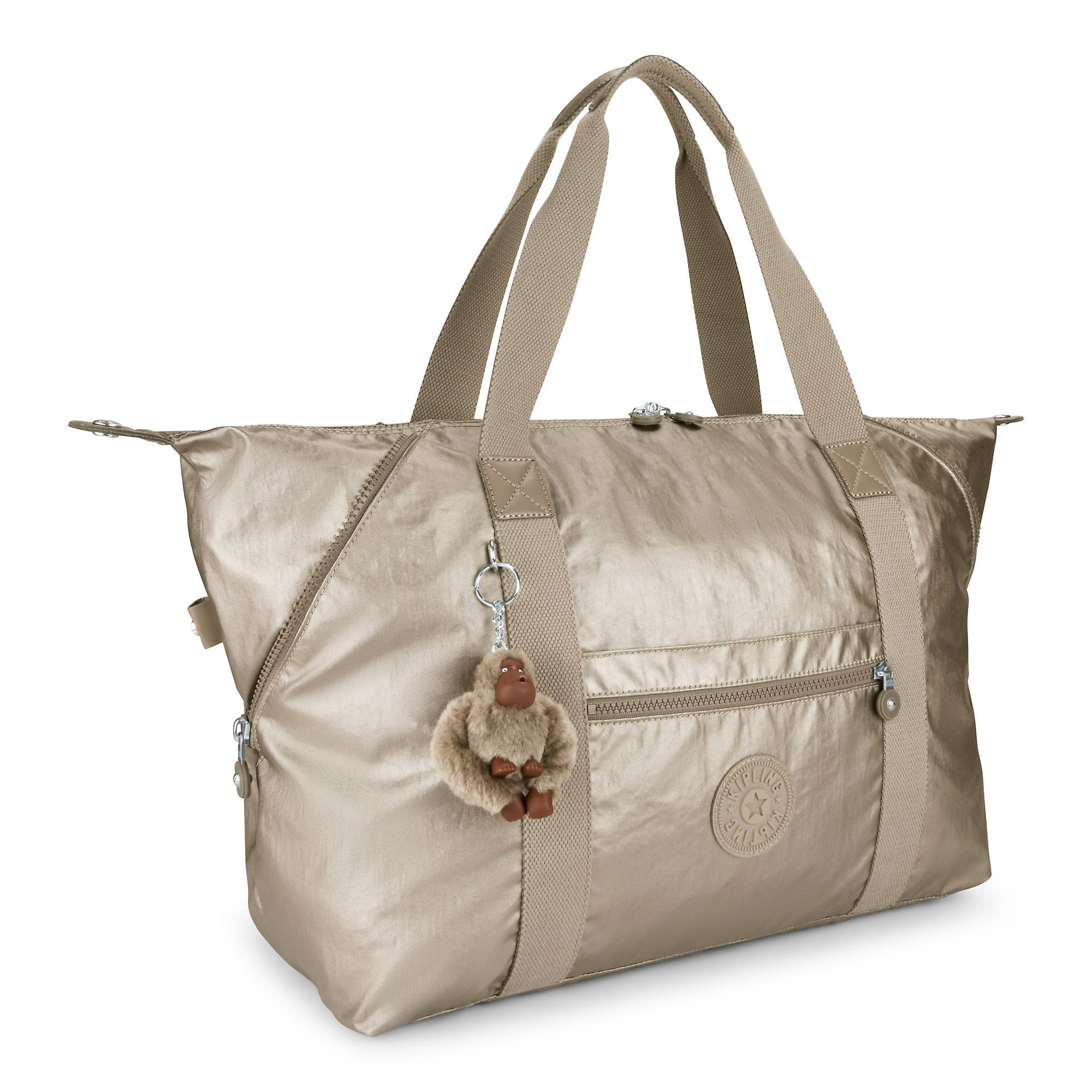 Kipling Art Medium Metallic Tote Bag | eBay