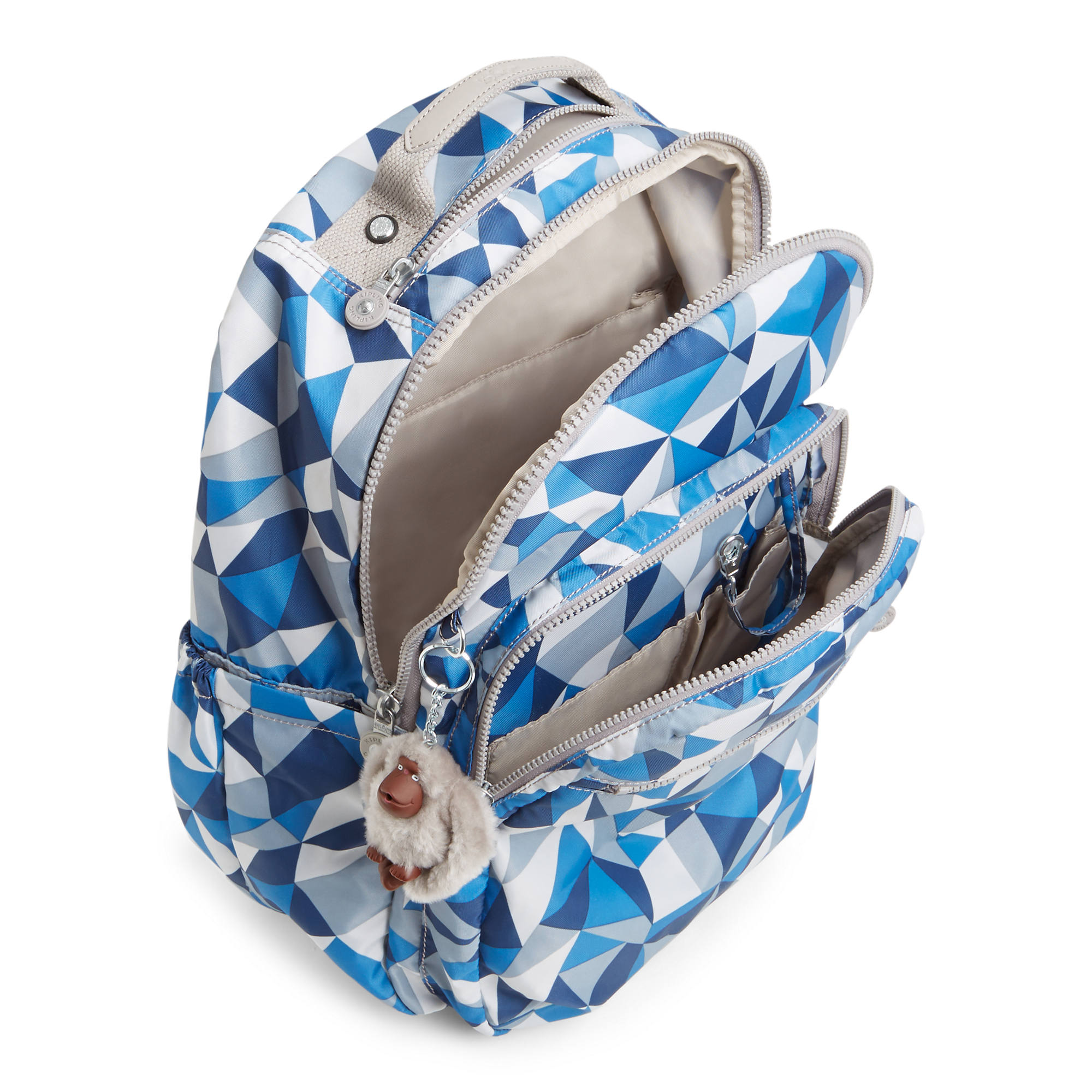 kipling backpack white