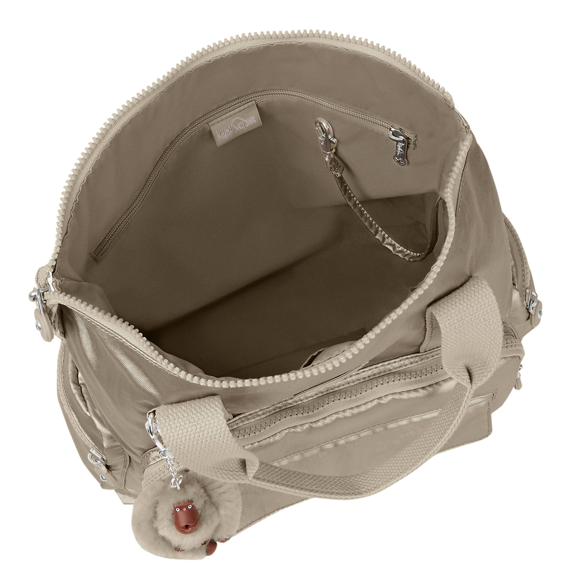 Kipling Alvy 2-In-1 Convertible Metallic Tote Bag Backpack | eBay