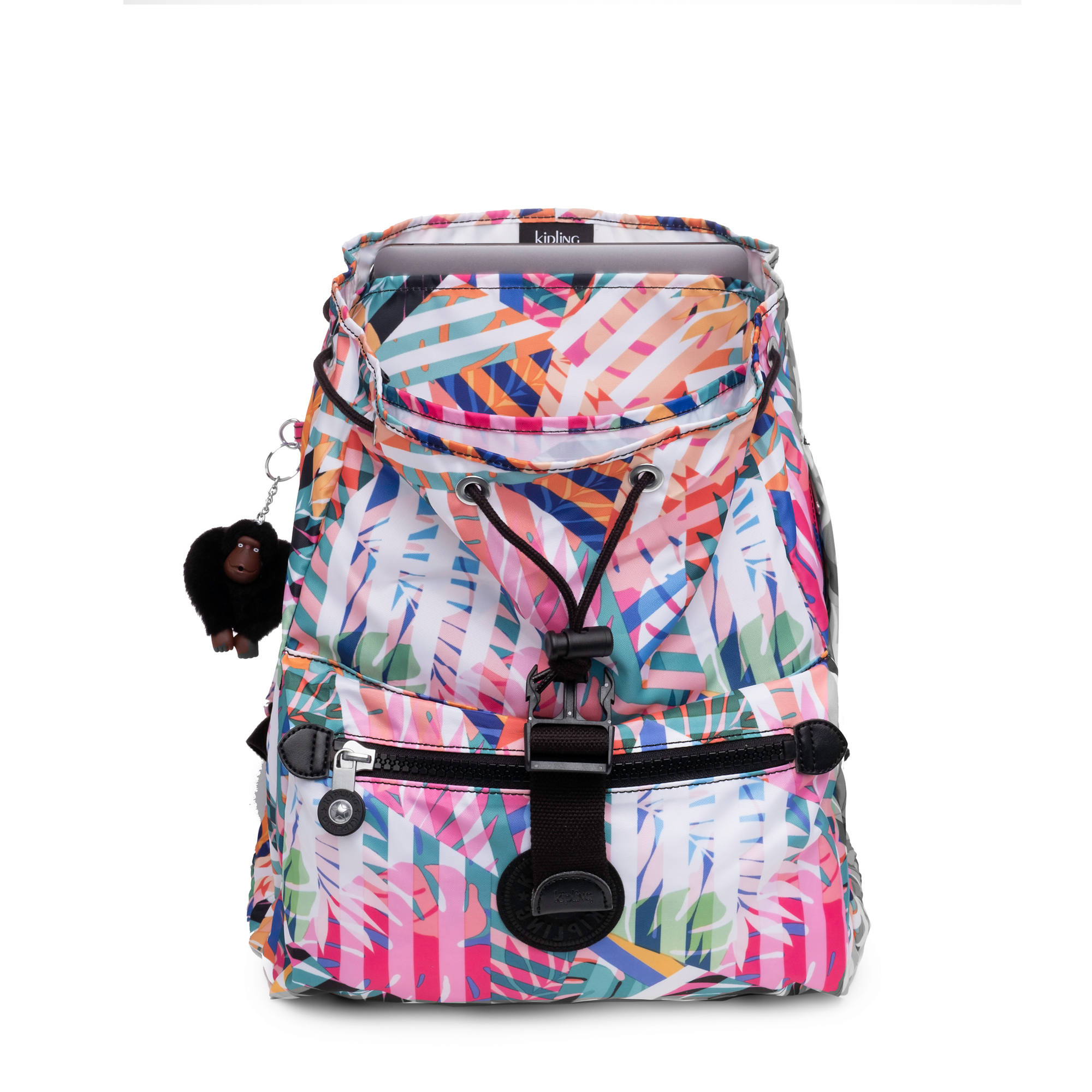 kipling backpack white