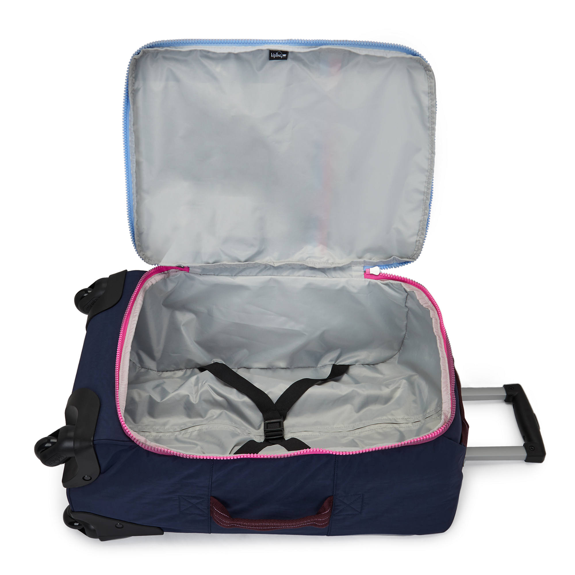 Kipling Discover 30 Rolling Duffle in Pink