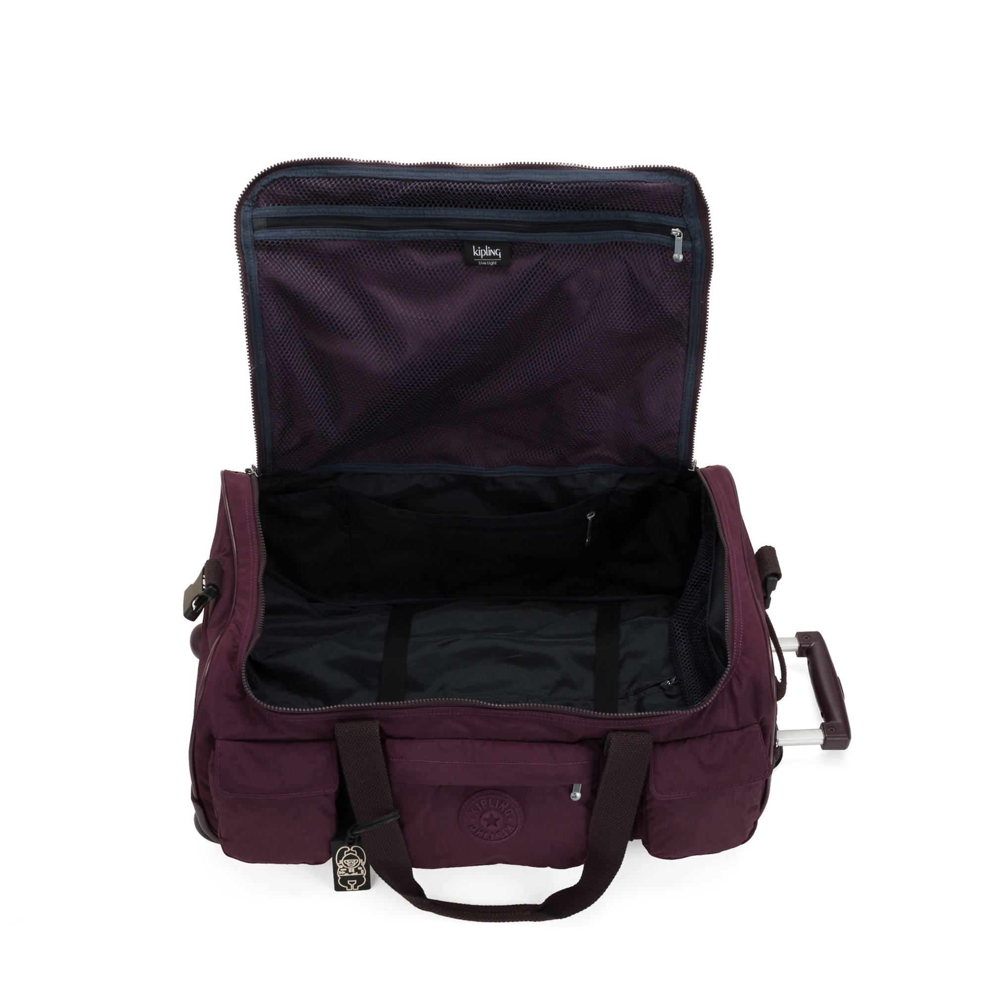 Kipling Discover Small Carry-On Rolling Luggage Duffle | eBay