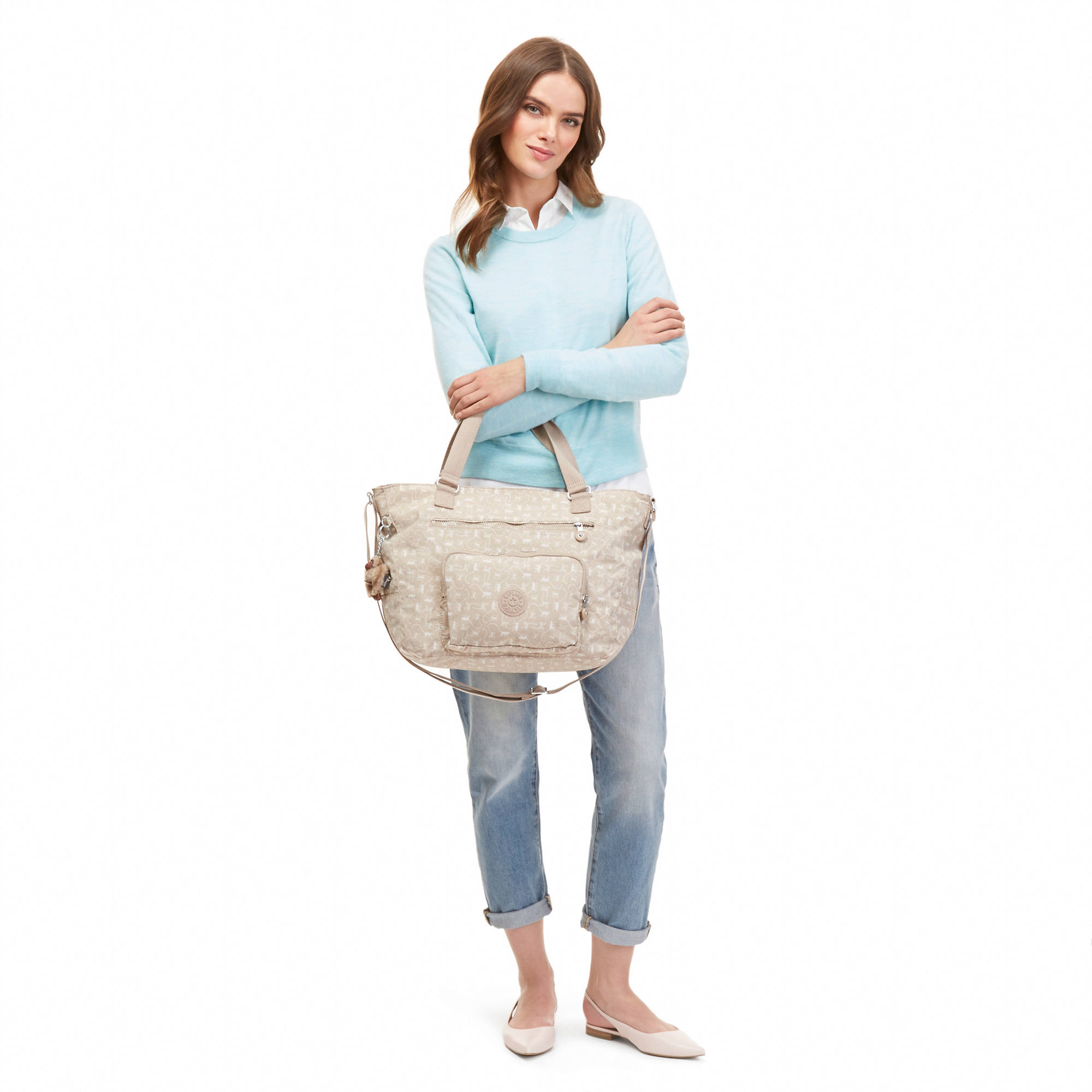 kipling maxwell tote bag