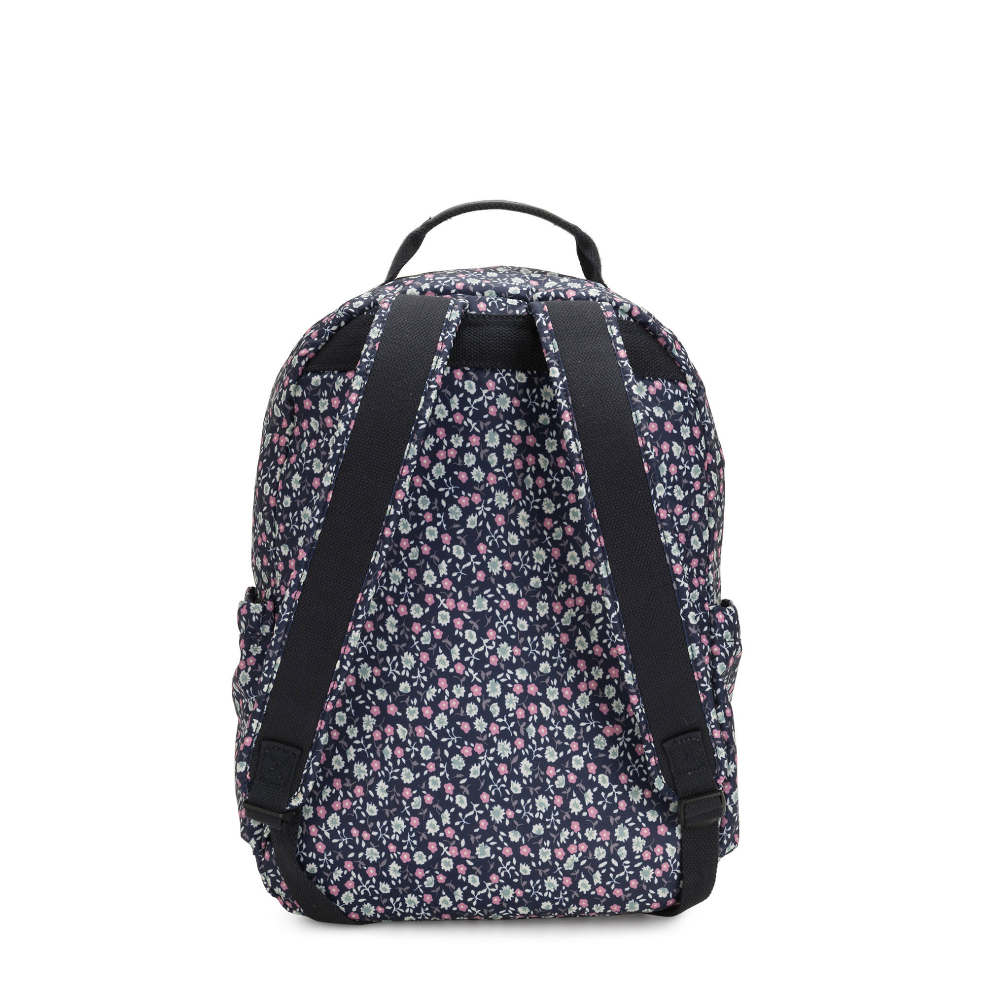black and white backpack purse
