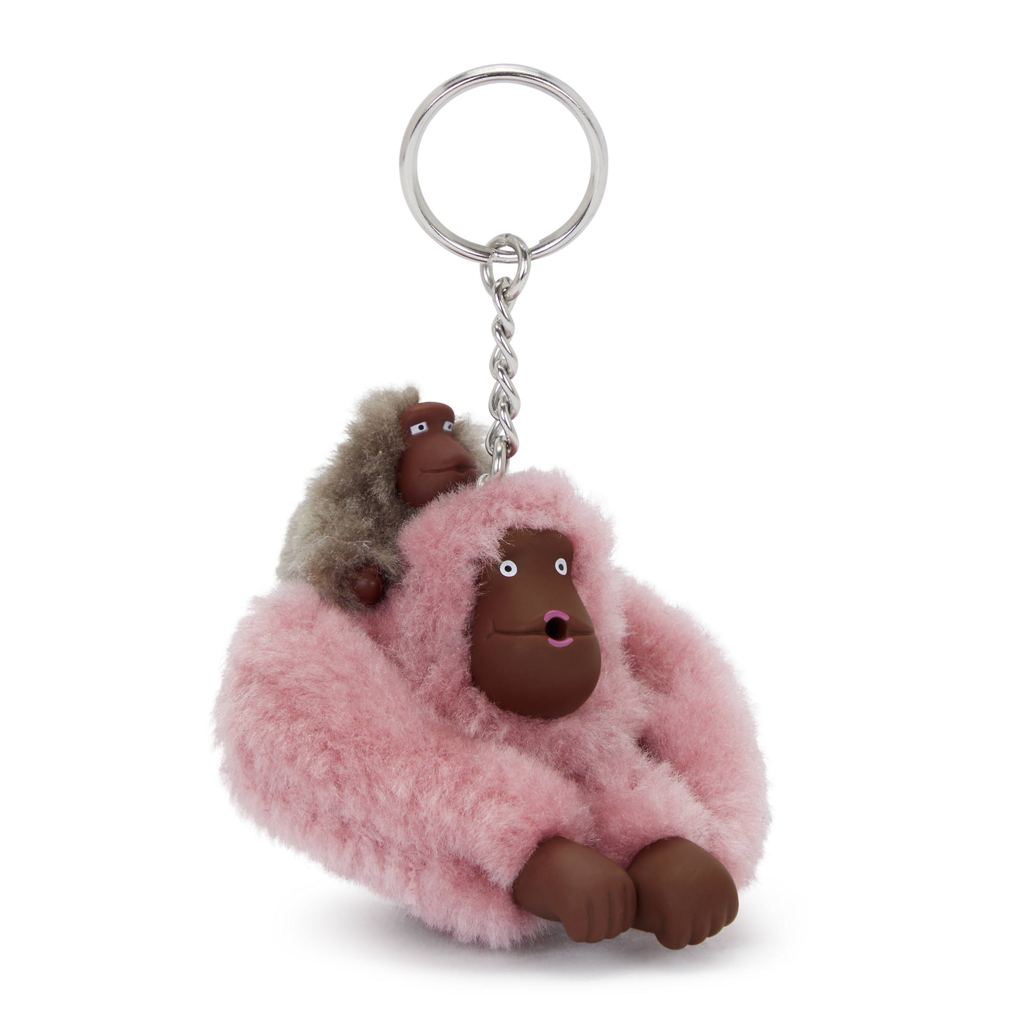 Kipling Mom and Baby Sven Monkey Keychain