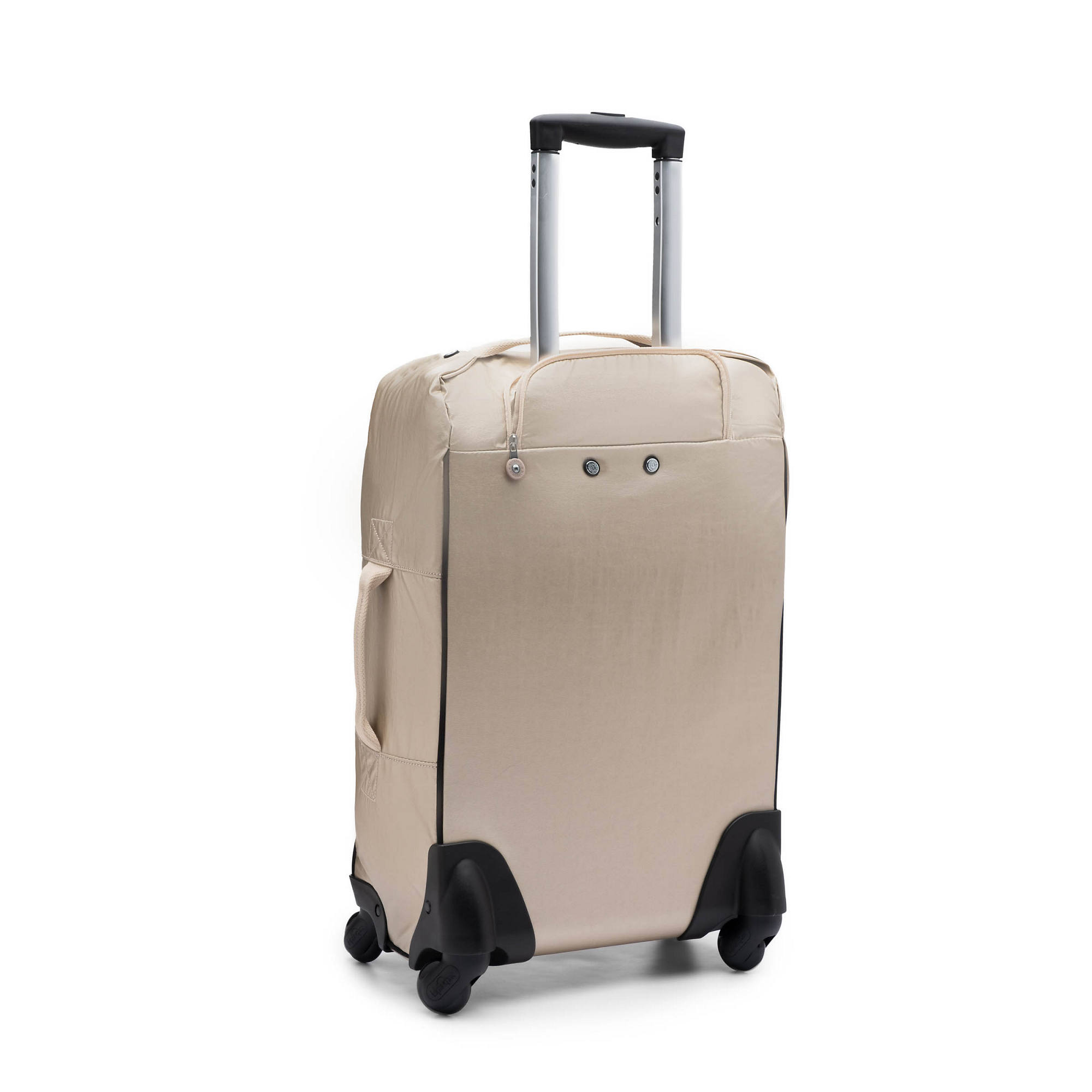 Kipling Darcey Small Metallic Carry-On Rolling Luggage Starry Gold Metallic