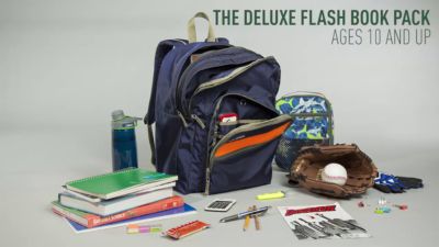 flash book bag