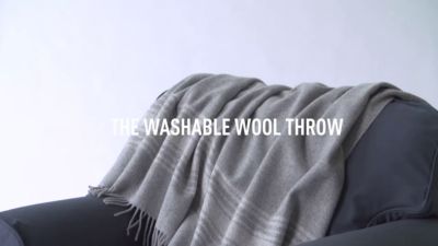 Washable Wool Throw, Striped Blankets & Throws at L.L.Bean