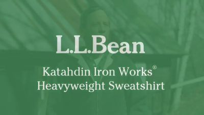 ll bean iron works sweatshirt