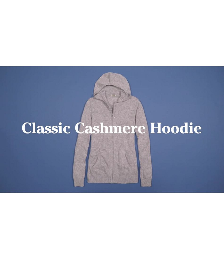 Video: Classic Cashmere Zip Hoodie Misses Regular