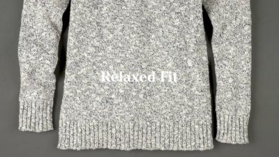 Women S Cotton Ragg Sweater Marled