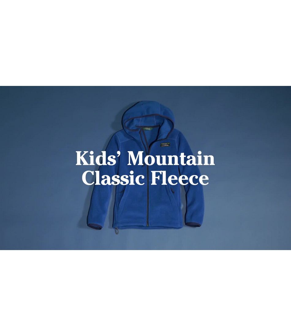 Video: Mountain Classic Fleece Hooded Kids