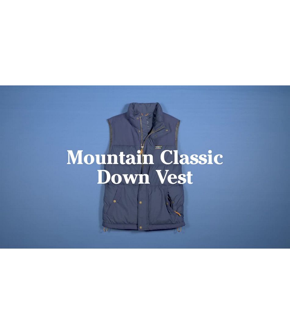 Video: Mountain Classic Down Vest Mens