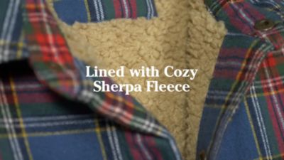 ll bean flannel lined shirt