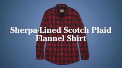 ll bean flannel lined shirt