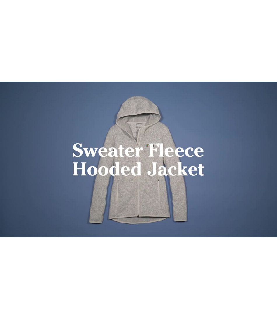 Video: Beans Sweater Fleece Full-Zip Hoodie Womens