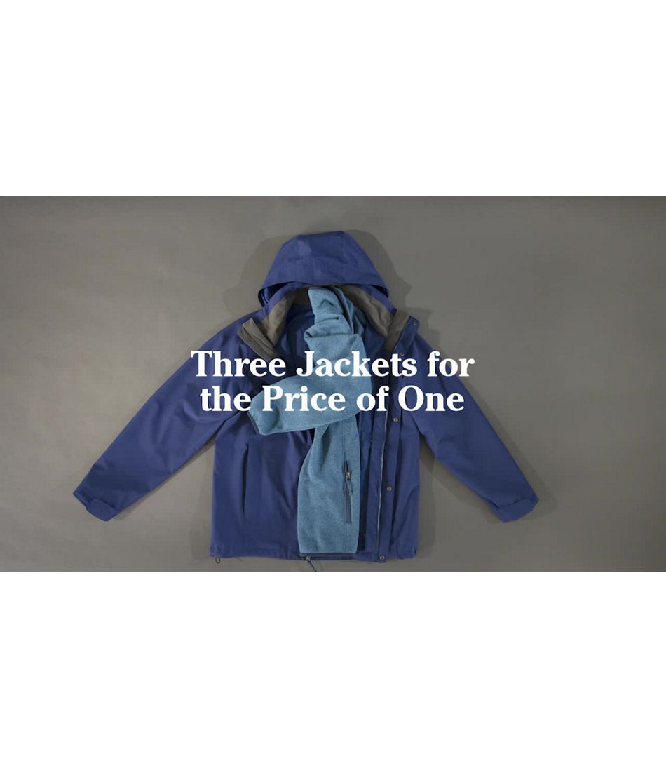 Video: Beans Sweater Fleece 3-in-1 Jacket Mens