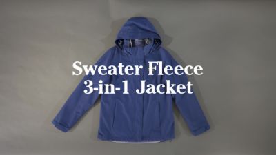 ll bean sweater fleece 3 in 1