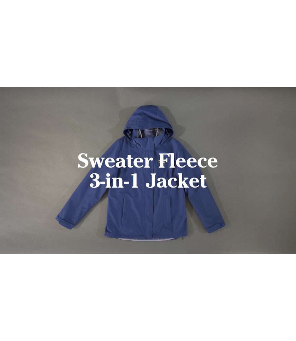 Video: Beans Sweater Fleece 3-in-1 Jacket Womens