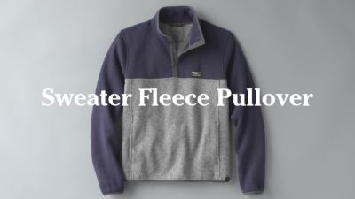 pullover fleece sweater