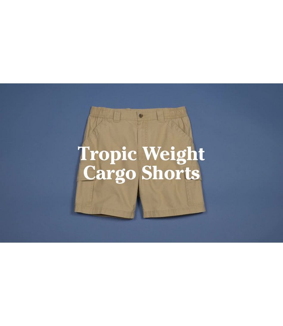 Men S Tropic Weight Cargo Shorts Comfort Waist 6 Inseam Shorts At L L Bean