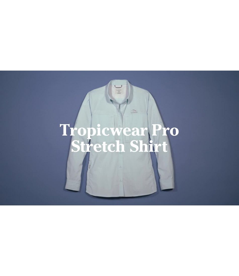 Video: Tropicwear Pro Stretch  Shirt Long-Sleeve Womens