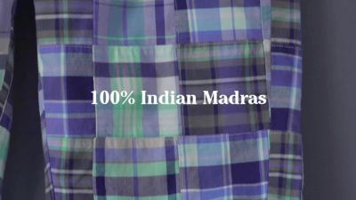 women's madras shorts