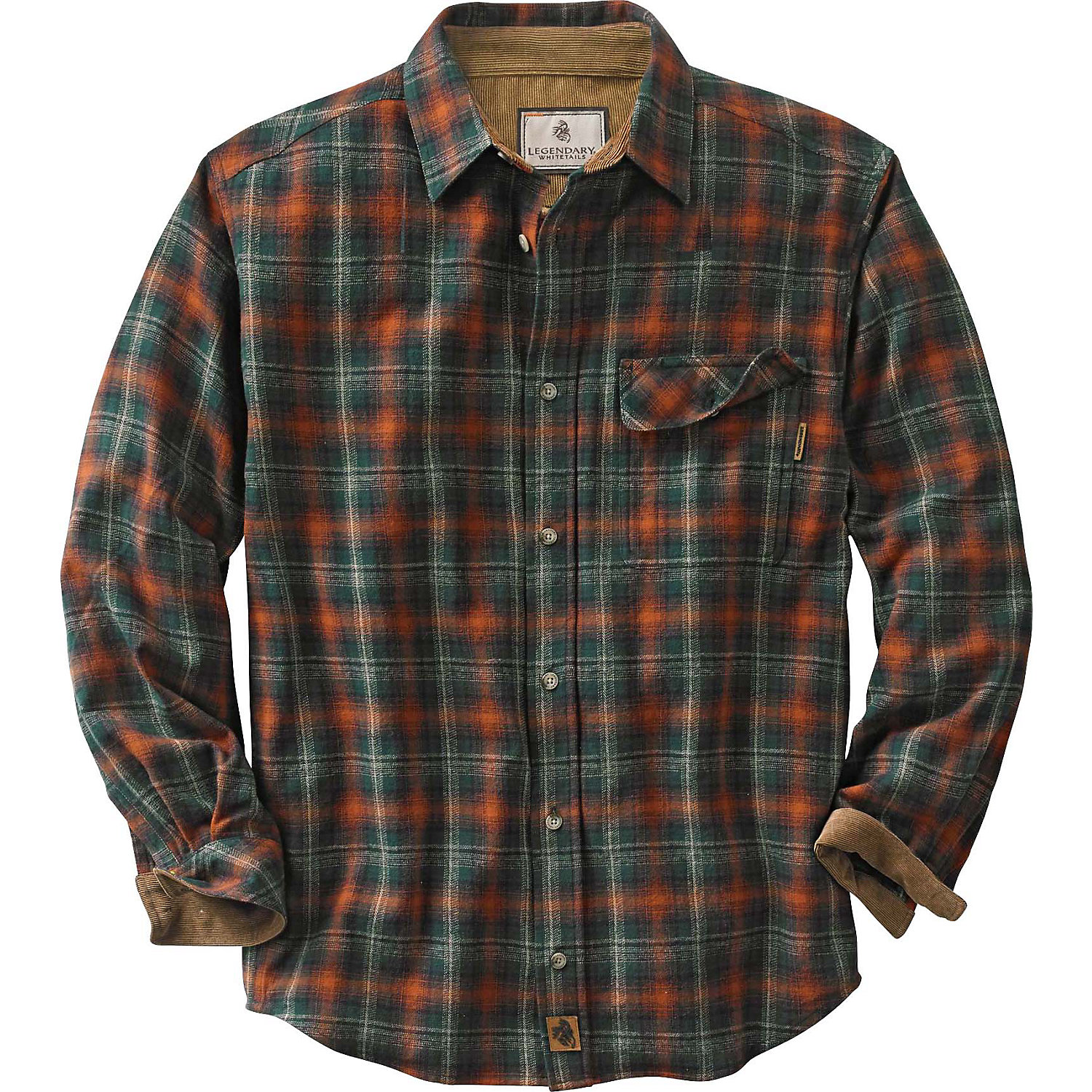 Legendary Whitetails Men's Buck Camp Flannel Shirt | eBay