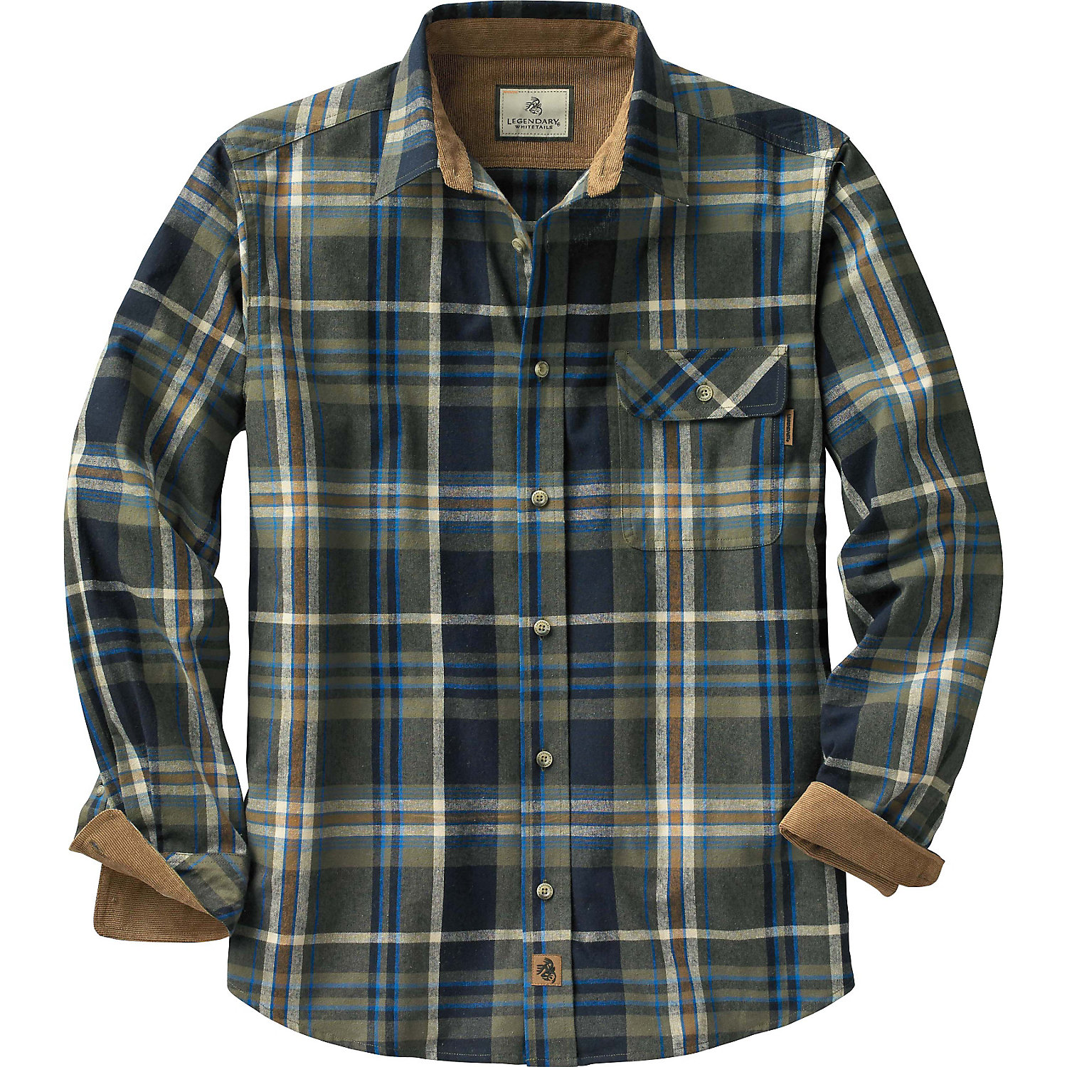 Legendary Whitetails Men's Buck Camp Flannel Shirt | eBay