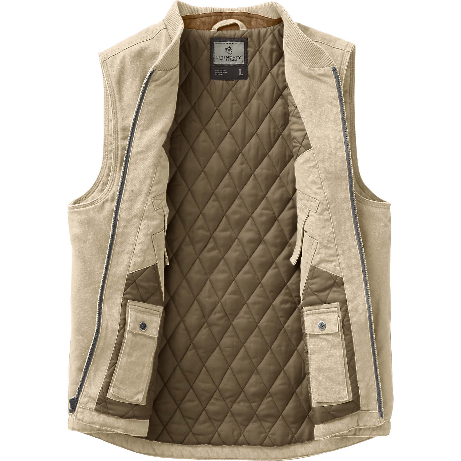 men's canvas cross trail workwear vest
