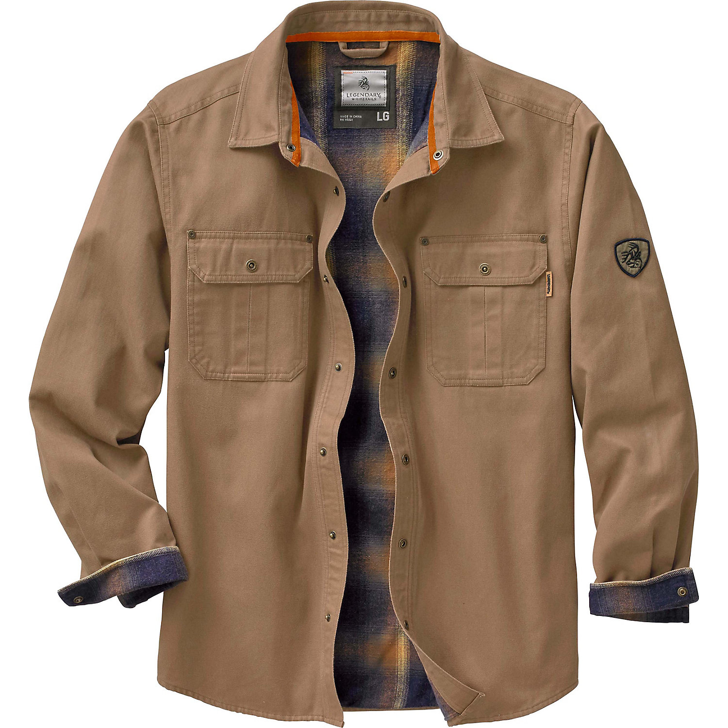 Legendary Whitetails Men's Journeyman Rugged Shirt Jacket | eBay