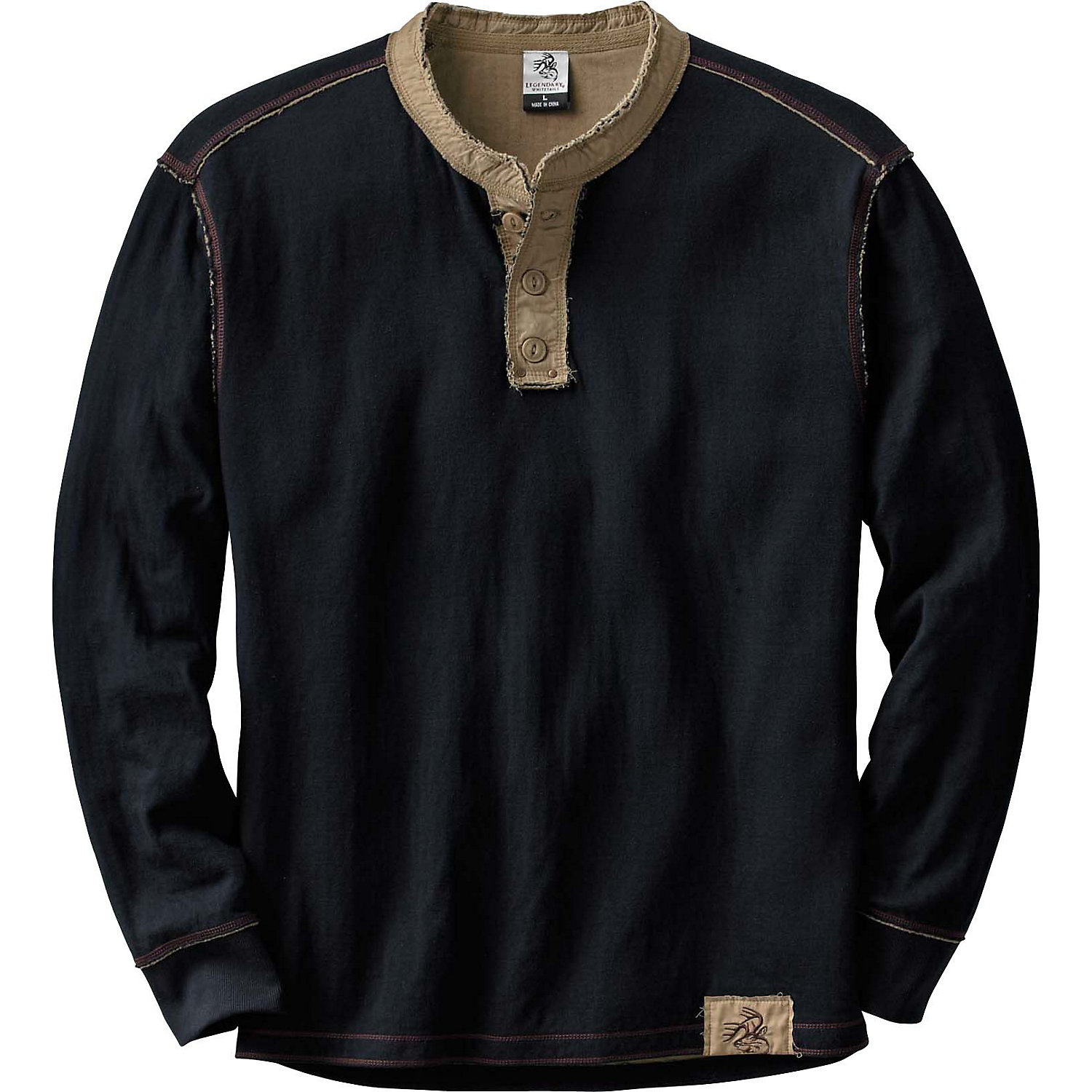 Legendary Whitetails Men's Fully Charged Henley | eBay