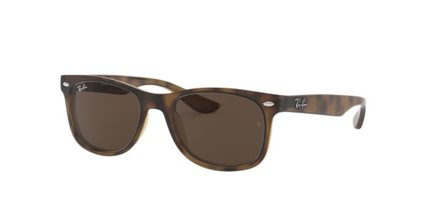 RJ9052S: Shop Ray-Ban Jr Tortoise Square Sunglasses at LensCrafters