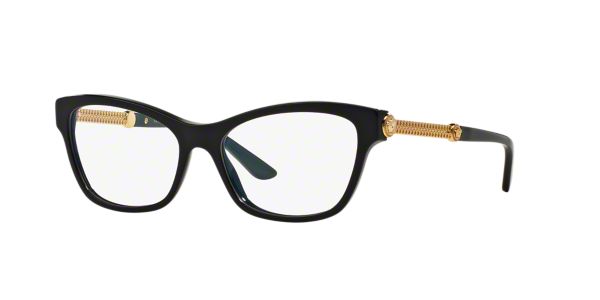 VE3214: Shop Versace Black Cat Eye Eyeglasses at LensCrafters