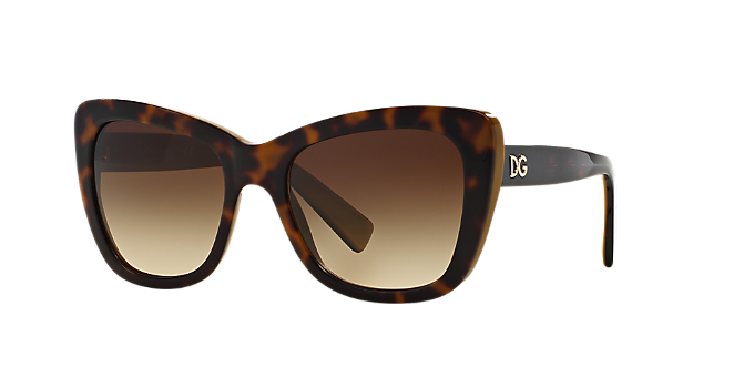 DG4260 54: Shop Dolce and Gabbana Butterfly Sunglasses at LensCrafters
