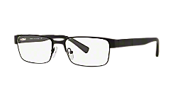 AX1017: Shop Armani Exchange Black Rectangle Eyeglasses at LensCrafters