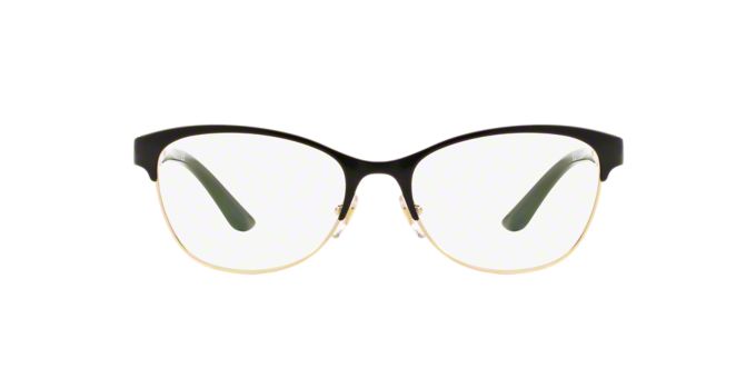 Download VE1233Q: Shop Versace Black Geometric Eyeglasses at ...