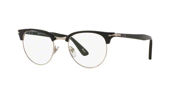 PO8129V: Shop Persol Black Semi-Rimless Eyeglasses at LensCrafters