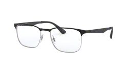 RX6363: Shop Ray-Ban Black Square Eyeglasses at LensCrafters