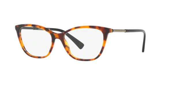 VE3248: Shop Versace Tortoise Cat Eye Eyeglasses at LensCrafters