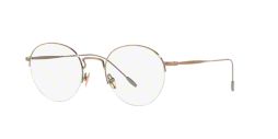 AR5079: Shop Giorgio Armani Copper/Bronze Panthos Eyeglasses at ...